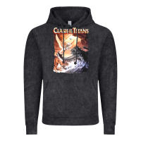 Vintage Black Clash of the Titans (Transparent) Vintage Hoodie - ArtMosaic