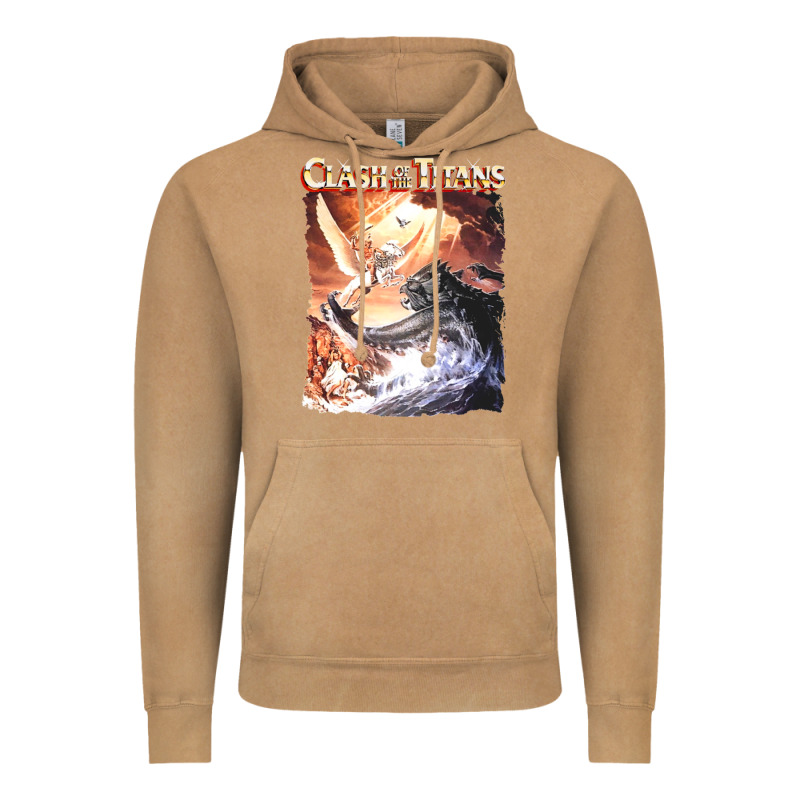 Clash Of The Titans (transparent) Vintage Hoodie by ArtMosaic | Teevron