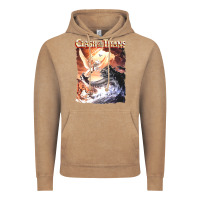 Vintage Coffee Clash of the Titans (Transparent) Vintage Hoodie - ArtMosaic
