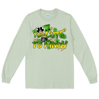 Matcha Too cute to pinch St. Patrick's Day Long Sleeve Tee - HowdyJamesFarm