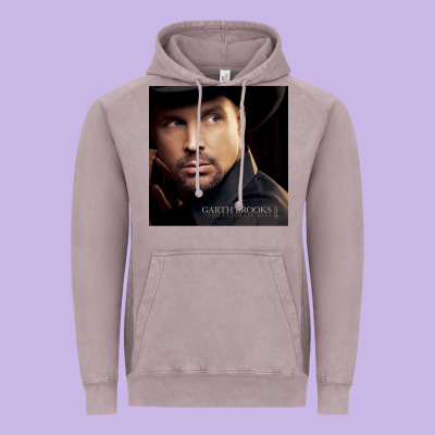 Garth Brooks The Ultimate Hits Vintage Hoodie Designed By Artmosaic