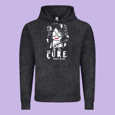 Limited Edition The-cure-robert-smith Vintage Hoodie Designed By Artmosaic