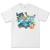 White Happy Fall YALL Pumpkin Truck Shirt Premium Tee - Bettercallsaul