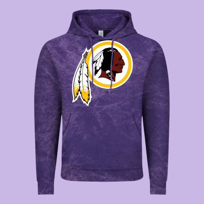 The Indian Red Skins Clasic Vintage Hoodie Designed By Artmosaic