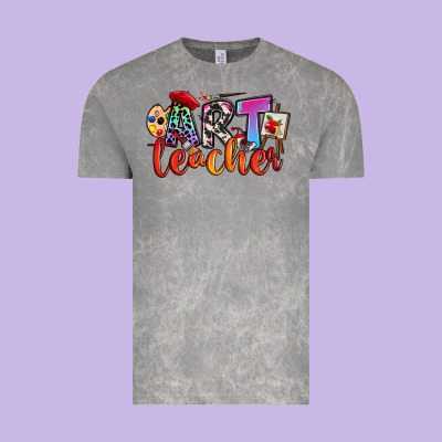 Art Teacher Vintage Tee Designed By Ranaportraitstore