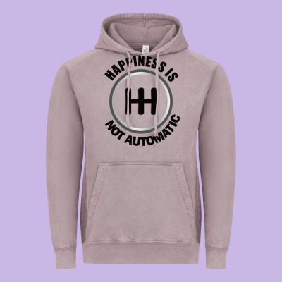 Happiness Is Not Automatic..save The Manuals.. 3 Pedals Cars Lovers Gi Vintage Hoodie Designed By Artmosaic