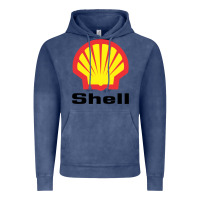 Vintage Denim Copy of shell gasoline Vintage Hoodie - ArtMosaic