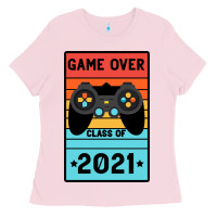 Bubblegum Pink Game Over Class Of 2021 Ladies Tee - Bettercallsaul