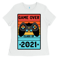 White Game Over Class Of 2021 Ladies Tee - Bettercallsaul