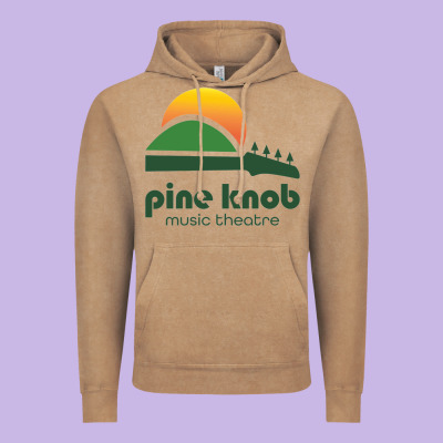 Pine Knob Music Theatre Vintage Hoodie Designed By Artmosaic