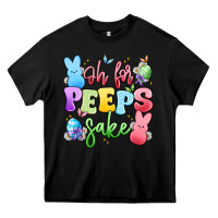 Black oh for peeps sake Heavy Core Tee - Artiststas