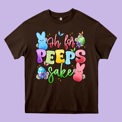 Oh For Peeps Sake Heavy Core Tee Designed By Artiststas