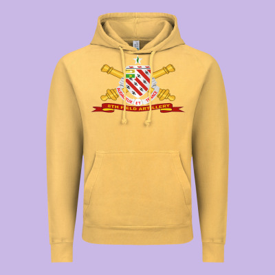 8th Field Artillery W Br   Ribbon 8th Field Artillery W Br Ribbon Vintage Hoodie Designed By Artmosaic