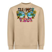 Mushroom Summer Vibes Heavyweight Sweatshirt - CowhideDigitalArt
