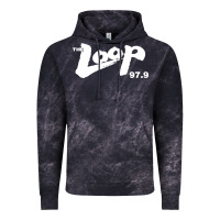 Cloud Black The Loop 97.9 Illinois Radio Vintage Hoodie - ArtMosaic