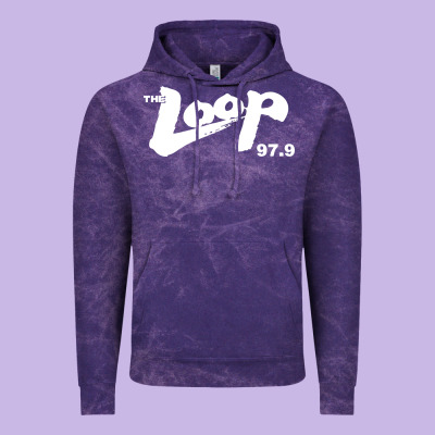 The Loop 97.9 Illinois Radio Vintage Hoodie Designed By Artmosaic