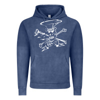 Vintage Denim slash Vintage Hoodie - ArtMosaic