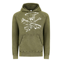 Vintage Olive slash Vintage Hoodie - ArtMosaic