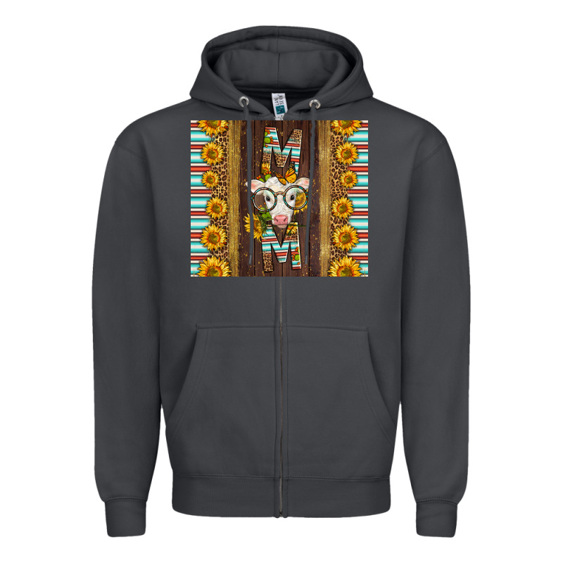 Western Baby Calf Mom Zipper Hoodie by LillyAllenDesigns | Teevron