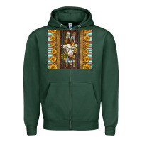 Sports Green Western Baby Calf Mom Zipper Hoodie - LillyAllenDesigns