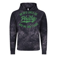 Philly No One Likes Us And We Don't Care Green Text Tank Top Vintage Hoodie | Teevron