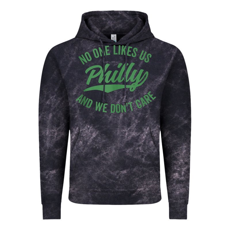 Philly No One Likes Us And We Don't Care Green Text Tank Top Vintage Hoodie by ArtMosaic | Teevron