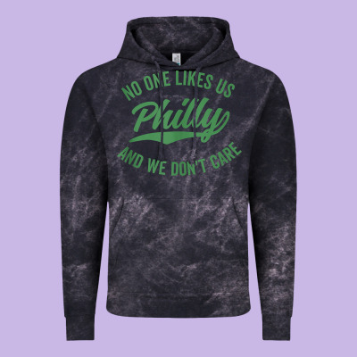 Philly No One Likes Us And We Don't Care Green Text Tank Top Vintage Hoodie Designed By Artmosaic