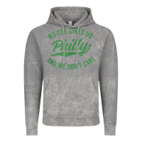 Cloud Rock philly no one likes us and we don't care green text tank top Vintage Hoodie - ArtMosaic