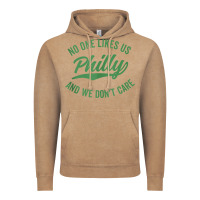 Vintage Coffee philly no one likes us and we don't care green text tank top Vintage Hoodie - ArtMosaic
