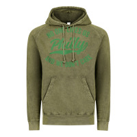 Vintage Olive philly no one likes us and we don't care green text tank top Vintage Hoodie - ArtMosaic