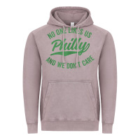 Vintage Zinc philly no one likes us and we don't care green text tank top Vintage Hoodie - ArtMosaic