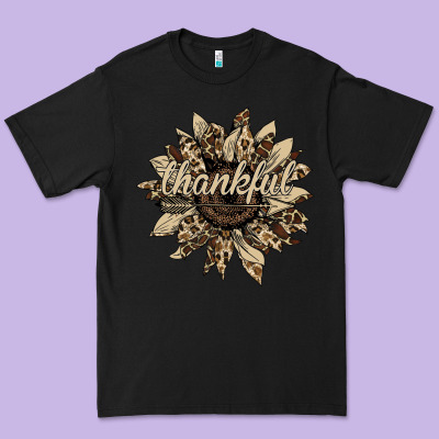 Thankful Sunflower Premium Tee Designed By Bettercallsaul