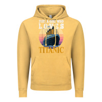 Vintage Mustard ship just a girl who loves titanic boat titanic girls woman t shirt Vintage Hoodie - ArtMosaic