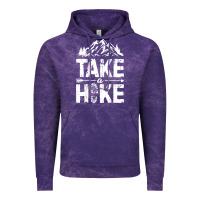Cloud Purple take hike Vintage Hoodie - ArtMosaic