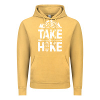 Vintage Mustard take hike Vintage Hoodie - ArtMosaic