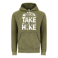 Vintage Olive take hike Vintage Hoodie - ArtMosaic