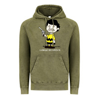 Vintage Olive charlie brownson Vintage Hoodie - ArtMosaic