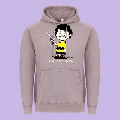 Charlie Brownson Vintage Hoodie Designed By Artmosaic