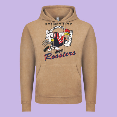 Roosters-sydney City Classic Vintage Hoodie Designed By Artmosaic