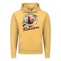 Vintage Mustard roosters-sydney city Classic Vintage Hoodie - ArtMosaic