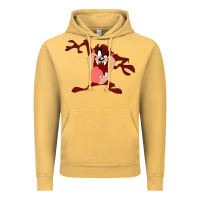 Vintage Mustard tasmanian devil cartoon character Vintage Hoodie - ArtMosaic