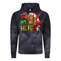 Cloud Black ho ho ho heifer Vintage Hoodie - CowGirlArtShop