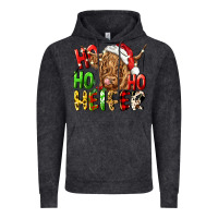 Vintage Black ho ho ho heifer Vintage Hoodie - CowGirlArtShop