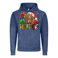 Vintage Denim ho ho ho heifer Vintage Hoodie - CowGirlArtShop
