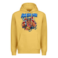 Antique Gold Afro american girl sneakers Premium Hoodie - RanaPortraitStore