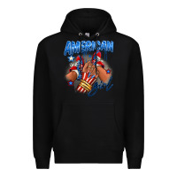 Black Afro american girl sneakers Premium Hoodie - RanaPortraitStore