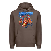 Coffee Afro american girl sneakers Premium Hoodie - RanaPortraitStore