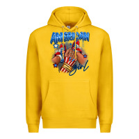 Lemon Afro american girl sneakers Premium Hoodie - RanaPortraitStore