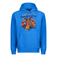 True Royal Afro american girl sneakers Premium Hoodie - RanaPortraitStore