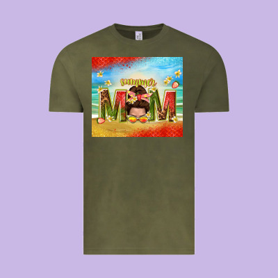 Summer Mom Vintage Tee Designed By Tumblerdesignbyshophia